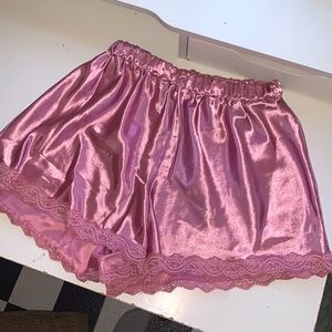 💜 2 for $6 - Silk Lace Pajama Shorts